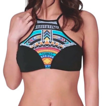 Rip Curl Halter Print Bikini Top X Small Colorful + Solid Black Optional... - $24.95