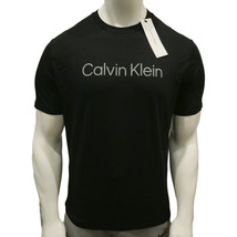 Nwt Calvin Klein Msrp $54.99 Men&#39;s Black Crew Neck Short Sleeve T-SHIRT Size M L - £17.97 GBP