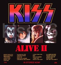 KISS Rock Band ALIVE II Album 24 x 26 Inch Custom Store Style Promo Poster - £35.44 GBP