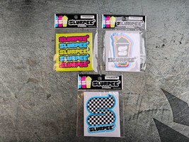 7-11 Limited Edition Retro Slurpee Stickers 3pc 7-Eleven Merch Merchandise - £11.57 GBP