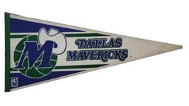 Dallas Mavericks 1980&#39;s NBA Pennant Felt Banner Flag - Full Size - £19.46 GBP