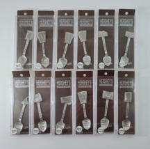 Lot Of 12 Hershey&#39;s Chocolate World Pewter Spoons Collection - $34.95
