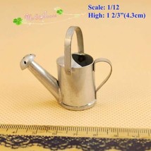1:12 dollhouse mini dummy gardener watering can showering pot sprinkling can - £4.26 GBP