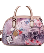 Brangio Italy Vintage Car and Hummingbird Handbag - $175.22 CAD