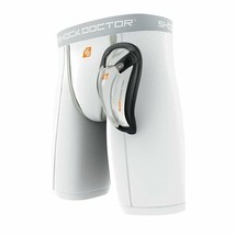 Shock Doctor CompShor w/BioCup - Boys (White) - Small - £15.52 GBP