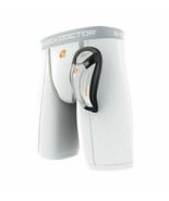 Shock Doctor CompShor w/BioCup - Boys (White) - Small - $376.14 MXN