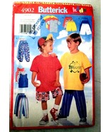 Butterick 4902 Pattern for Child T-shirt, Tank Top, Shorts, Pants, All S... - £4.71 GBP