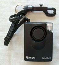 Quorum PAAL II Personal Security Alarm with Flashing Light Flashlight - $25.00