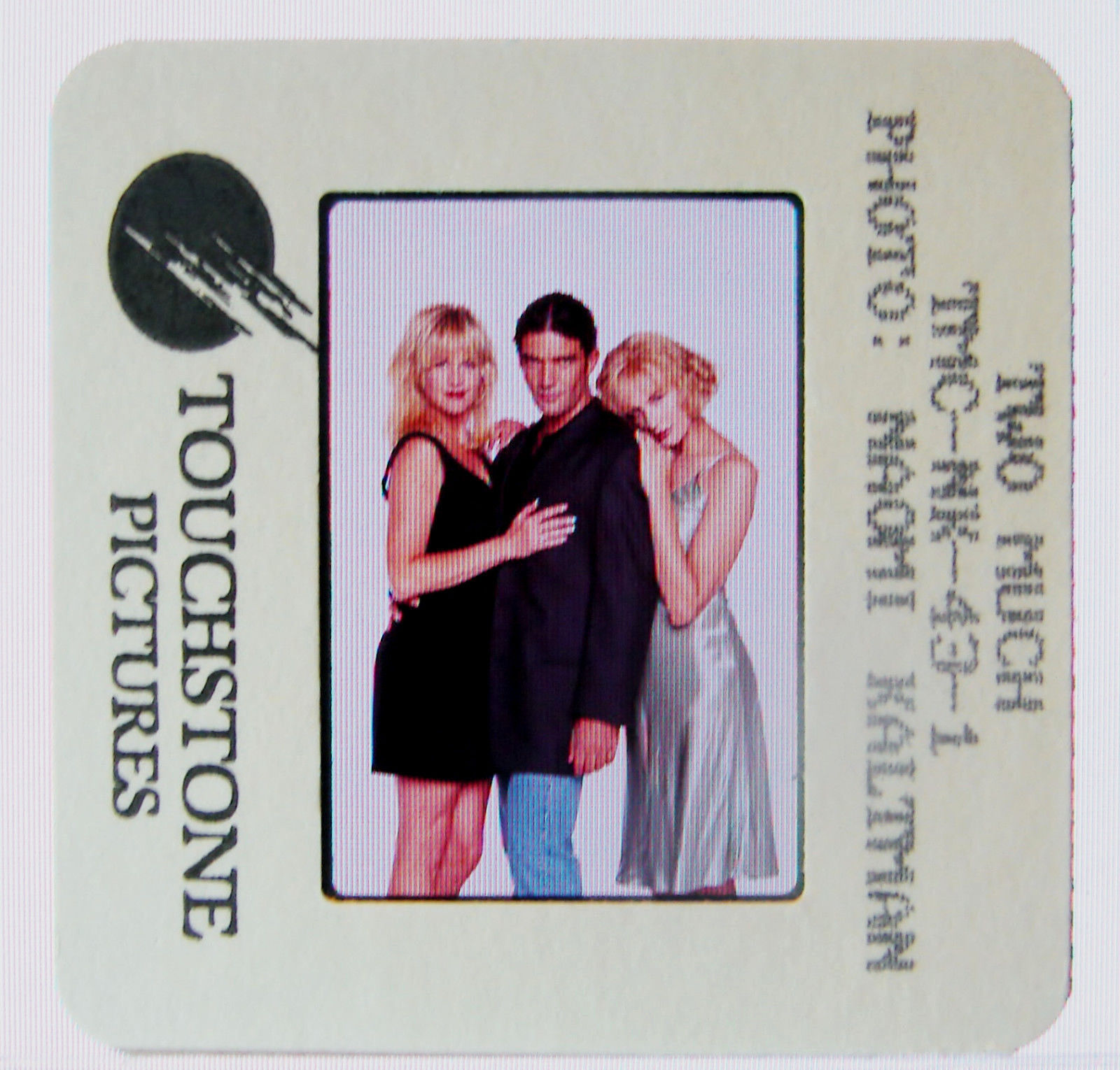 1995 TWO MUCH Movie 35mm SLIDE Antonio Banderas Melanie Griffith Daryl H... - $9.95
