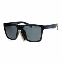 Kush Gafas de Sol Simple Clásico Montura Cuadrada Unisex Sombras Negro Mate - $10.36