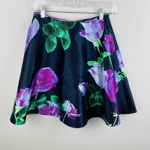 Rachel Allan Womens 4 A-Line Colorful Floral Lined Skirt - £45.14 GBP