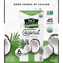 SO DELICIOUS Organic Coconut Milk, Gluten, Dairy, Kosher &amp; Soy Free, 32 ... - €20,38 EUR