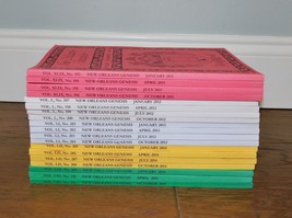 LOT 19 New Orleans Genesis Books Ancestor Louisiana Genealogy Record Family Hist - £73.86 GBP