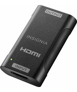 Insignia- HDMI Cable Repeater with 4K and HDR Support - Black - £43.24 GBP