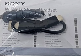USB-C Cable 6 and Replacement Ear Pads Cushion for Sony WF-XB700 Earbuds - £7.75 GBP