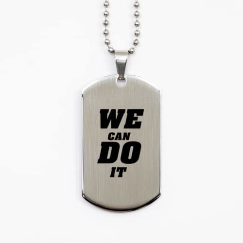 Funny Nurse Silver Dog Tag, We Can Do IT, Best Nurse Appreciation Nurse ... - $19.55
