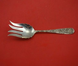 Repousse by Hennegan and Bates Sterling Silver Buffet Fork 7 3/4&quot; Serving - £101.78 GBP