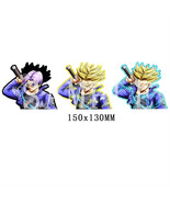 Dragon Ball Z Trunks 3D Lenticular Anime Motion Car Sticker Decal Peeker - $5.79