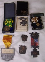 Lot Spanish American War Medal John D King Grouping Pennsylvania Png Sterling - £386.61 GBP