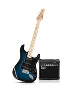 Electric Guitar Kit Bundle With 20W Amplifier, Accessories,Six Strings - £115.77 GBP