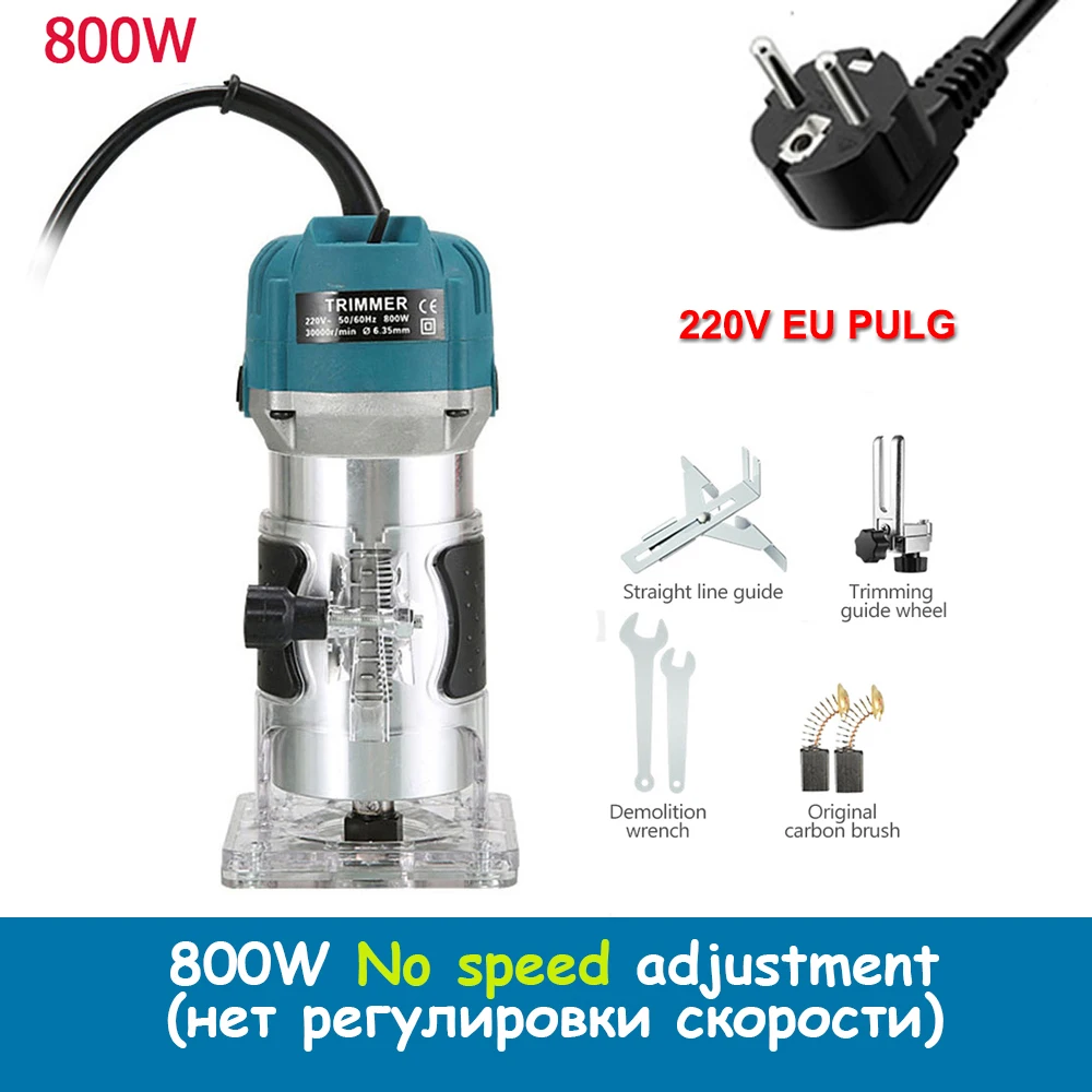 800W Elektrische Trimmer Hout Router Freeshine Timmerwerk Handleiding Tr... - $164.78