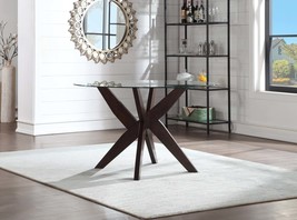 Amalie Dark Brown Dining Table - $411.99