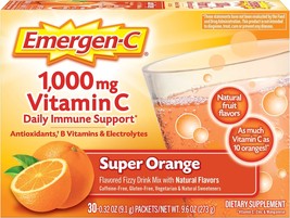 Emergen-C 1000mg Vitamin C Powder for Daily Immune Support Caffeine Free Vitamin - £19.18 GBP