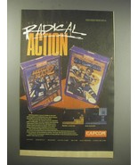 1990 Capcom Mega Man 2 and Strider Video Games Ad - Get set for radical ... - £14.54 GBP