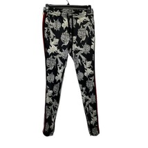 Pam &amp; Gela Floral Stripe Track Pants Size S - £35.04 GBP
