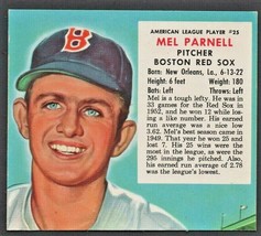 Boston Red Sox Mel Parnell 1953 Red Man # 25 - £9.58 GBP