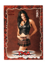 2004 Pacific TNA Impact! Wrestling Traci Brooks #8 Red Parallel Rookie RC NM - £7.56 GBP