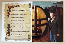Vintage Unposted Postcard - France Gers - &quot;Priere du Gascon&quot; - Armagnac ... - $15.00