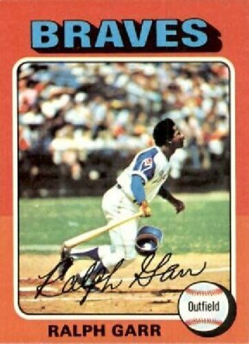 Primary image for 1975 Topps Ralph Garr, Braves Baseball Card #550, use for Collection, Christmas