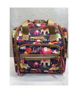 Lily Bloom Rolling Weekender Bag Carry On Luggage Elephant Rain 20x10x13 - $54.95