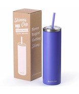 Cupture Skinny Cup 16 oz. Double Wall Insulated Stainless Steel Tumbler ... - $35.88 CAD