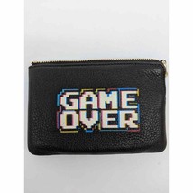Coach F73399 Pac Man Game Over - Black Leather Wristlet - $95.74
