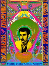 Frank Zappa &amp; The Mother&#39;s Of Invention - Seattle WA - 1969 - Concert Poster - £7.50 GBP+