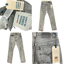 Levis Authorized Vintage 501 Acid Wash Gray Denim Jeans sz 26 x 31 True Fit USA - £105.39 GBP