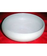 Vintage Collectible E O Brody Co Milk Glass bowl 6 1/2" wide 2 1/2" tall - $13.85