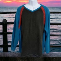 Vintage Darring USA Sweater 2XL Mens Colorblock Cotton Outdoor Skater Gorpcore - £27.17 GBP