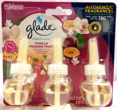 (1) Glade Plugins Scented Oil Refill Vanilla Passion Fruit Pack of 3 - $17.95