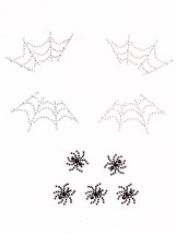 Spider Web Face Jewels Sticker - £11.93 GBP
