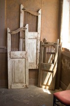 Kalalou NDA2284 15 x 40 in. Repurposed Matching Wood &amp; Iron Saloon Doors... - $324.71