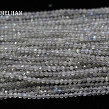 Wholesale (10strands/set) natural 2.5mm labradorite faceted loose seed beads for - £50.71 GBP