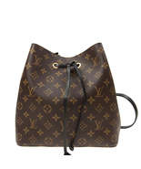 Louis Vuitton Shoulder Bag Neonoe Leather Monogram Black - £2,390.20 GBP
