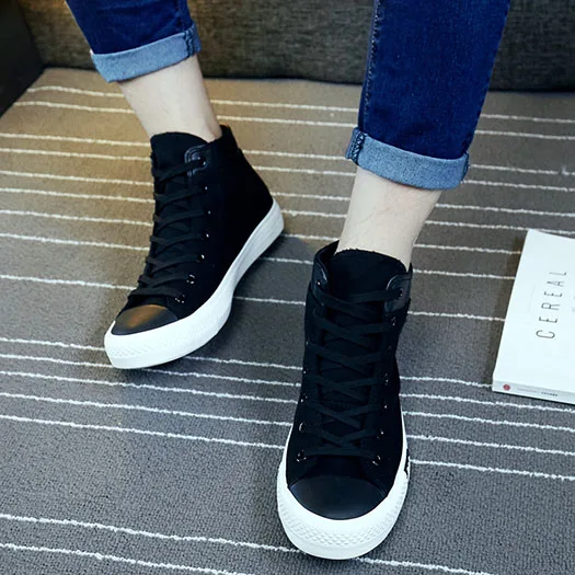 Best Sneakers Comfort White High Top Skate China Black  Trainers Men Shoes Casua - $105.27