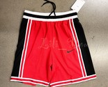 NWT Nike DRI-FIT DNA+ CV1897-657 Men Basketball Shorts LooseFit Red Blac... - £31.14 GBP