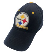 NFL Pittsburgh Steelers ball cap Reebok size:6”7/8 Black With A White Logo - £10.25 GBP