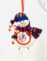 Team Sports America MLB Claydough Snowman Ornament-New York Yankees - $13.41