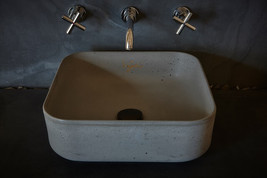 Bathroom Sink | Gray Color I  Concrete Sink | Vessel Sink | Wash Basin V... - £319.12 GBP+